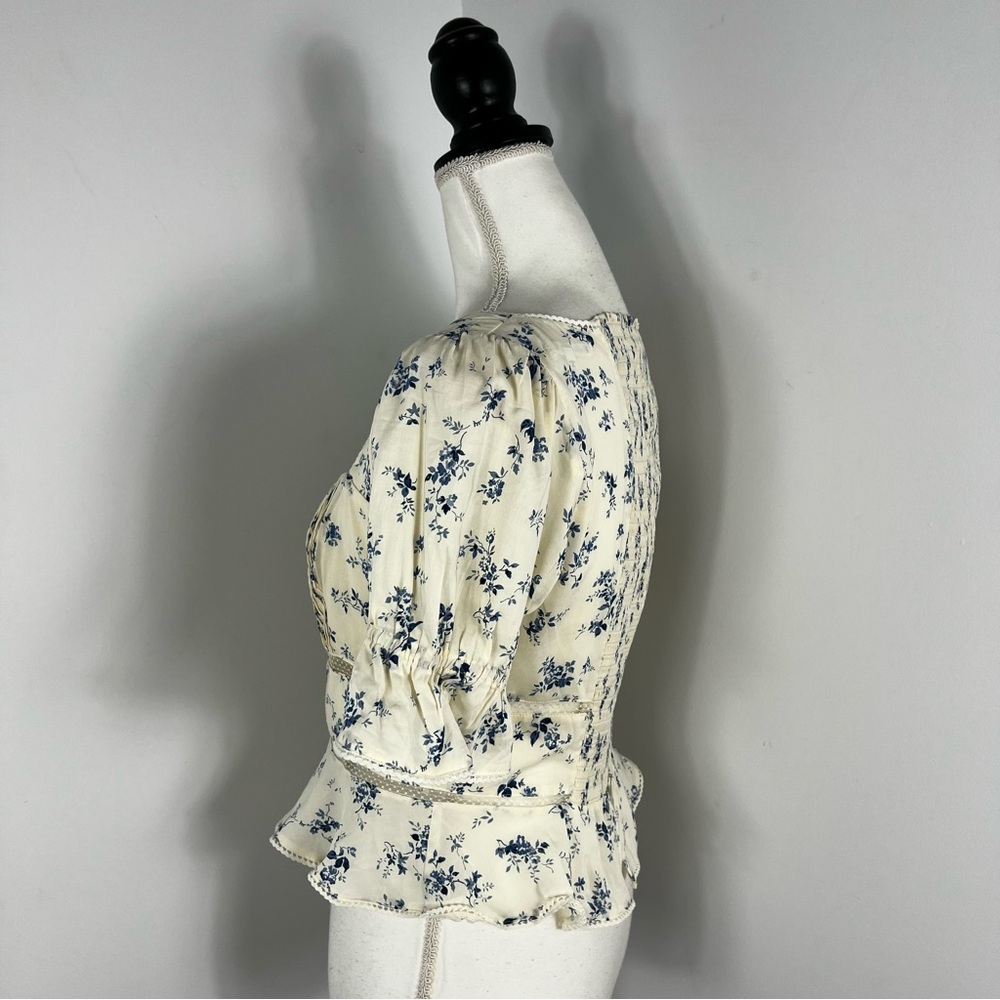 NEW Reformation Daphne floral top - Picture 8 of 10